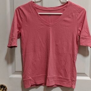 Live Love Loft Women's Coral Short Sleeve Top Size XS